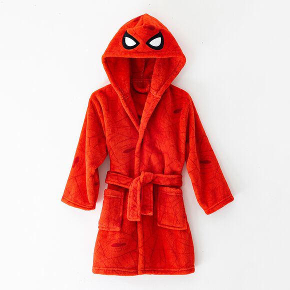 Robe de chambre enfant Spider-Man® à capuche - polaire (rouge)