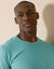 T-shirt met ronde hals en lange mouwen (aqua)