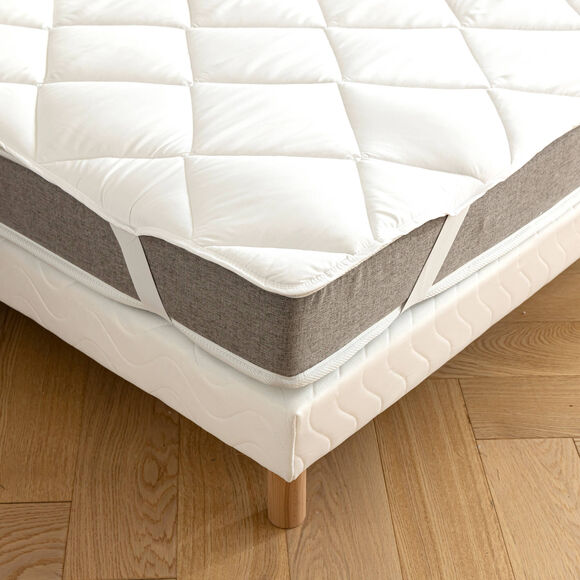 Antibacteriële topdekmatras 400 g/m² (wit)