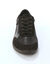 Baskets lacées et zippées en cuir avec empiècements extensibles (noir)