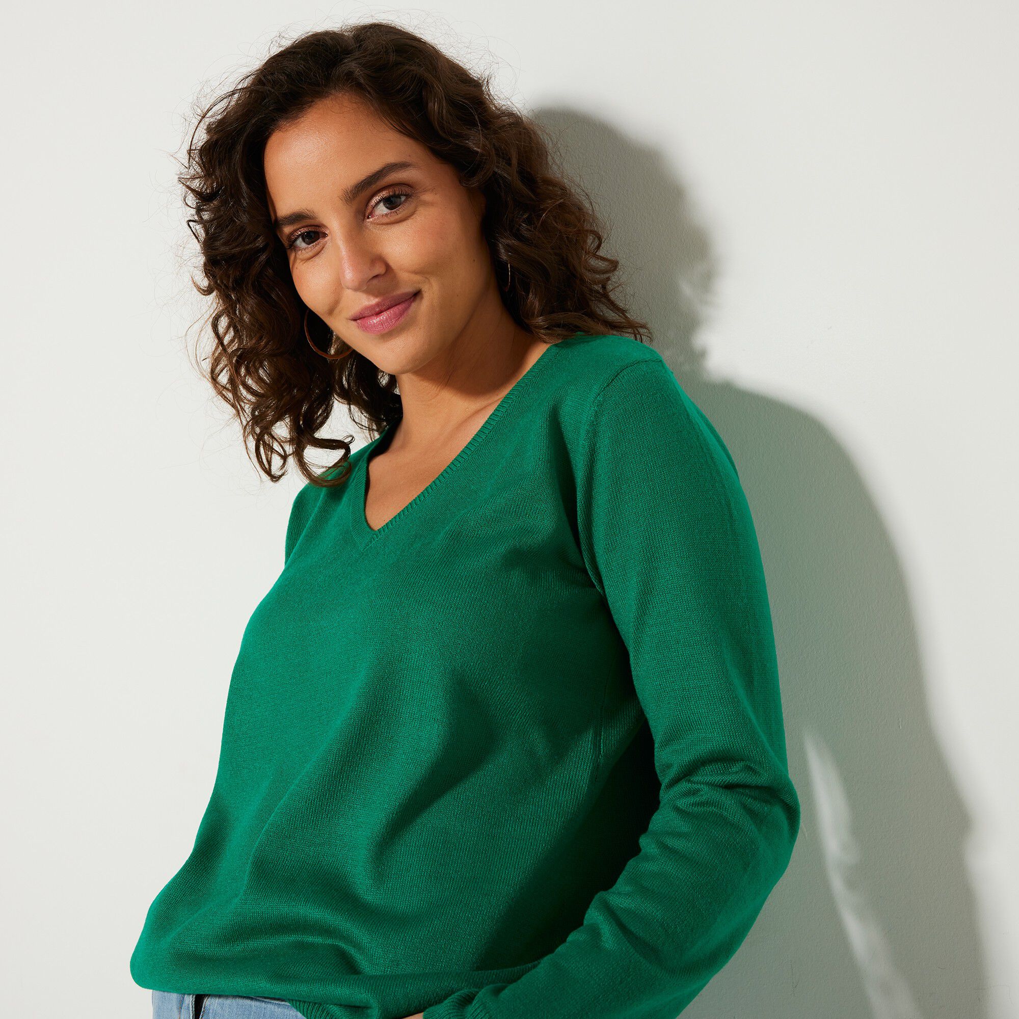 Pull vert pomme 2025