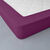 Drap-housse uni flanelle bonnets 32 cm (pruim)