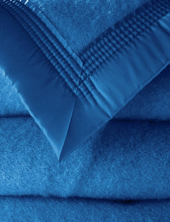 Couverture laine 1er prix 350 g/m&sup2; (bleu)
