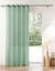 Panneau voile uni finition œillets (vert)