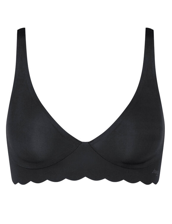 Soutien-gorge ZERO Microfibre sans coutures (noir)