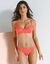 Culotte midi coton dentelle imprimé fleurs Coria - lot de 2 (corail)