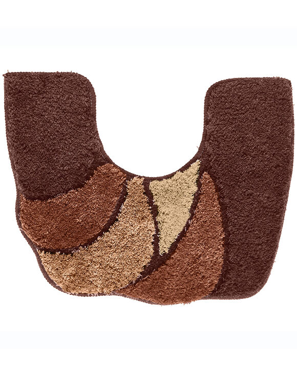 Tapis de bain pétales (marron)