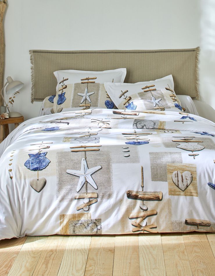 Linge de lit Lacanau coton (blanc)