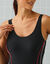 Maillot de bain 1 pi&egrave;ce sp&eacute;cial piscine (noir / rose)