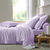 Drap-housse uni flanelle 130g/m&sup2; - bonnet 32 cm (lavande)