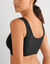 Brassi&egrave;re confort coton stretch doubl&eacute; sans armatures - lot de 2 (blanc + noir)