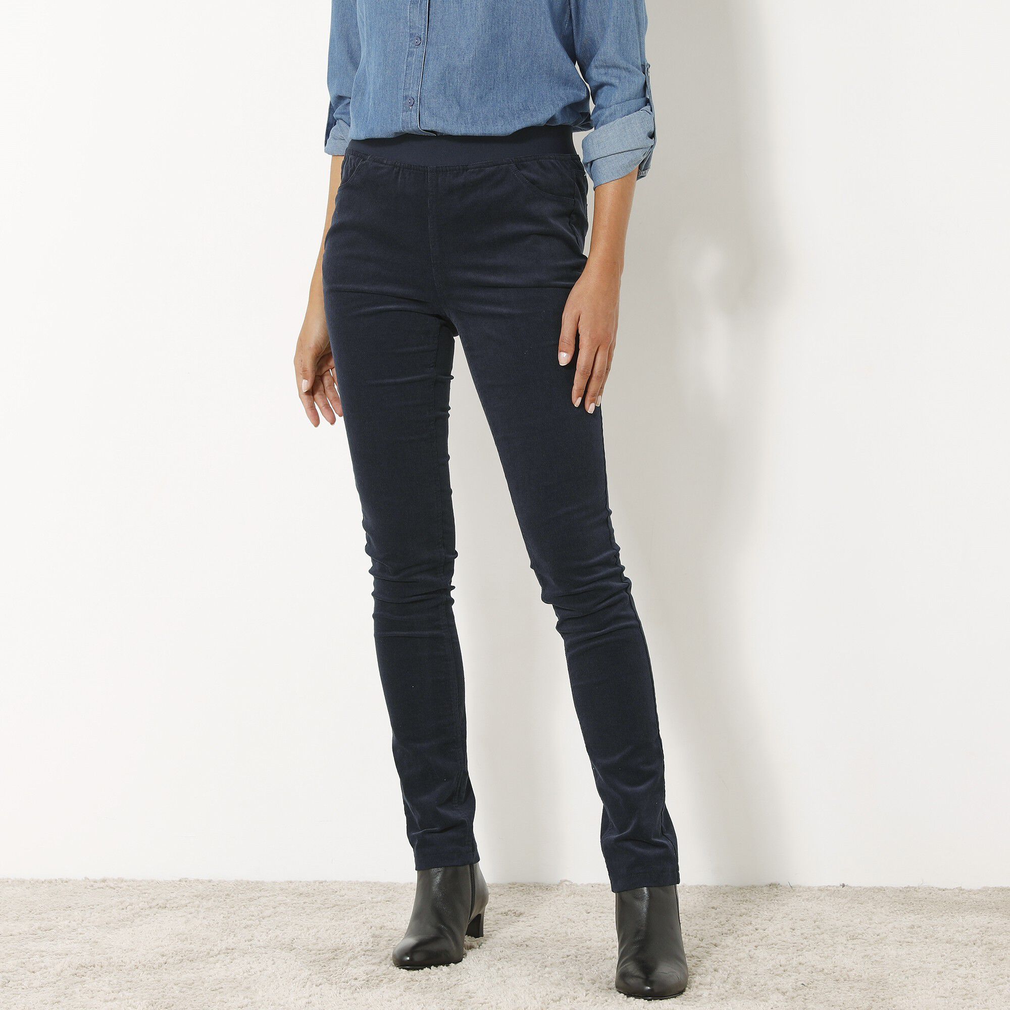 Jegging 2025 velours femme