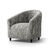 Housse microfibre bi-extensible imprim&eacute; vague sp&eacute;ciale fauteuil cabriolet (gris)