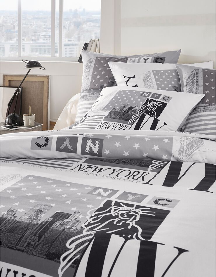 Linge de lit Midtown coton, blanc Linge de lit Midtown coton, blanc, hi-res image number 1