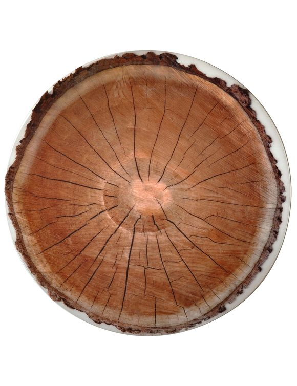 Set de table imprimé "rondin" - lot de 4 (marron)