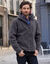 Extrawarme blouson in fleece (antraciet)