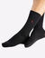 Chaussettes coton peigné - lot de 2 (noir)