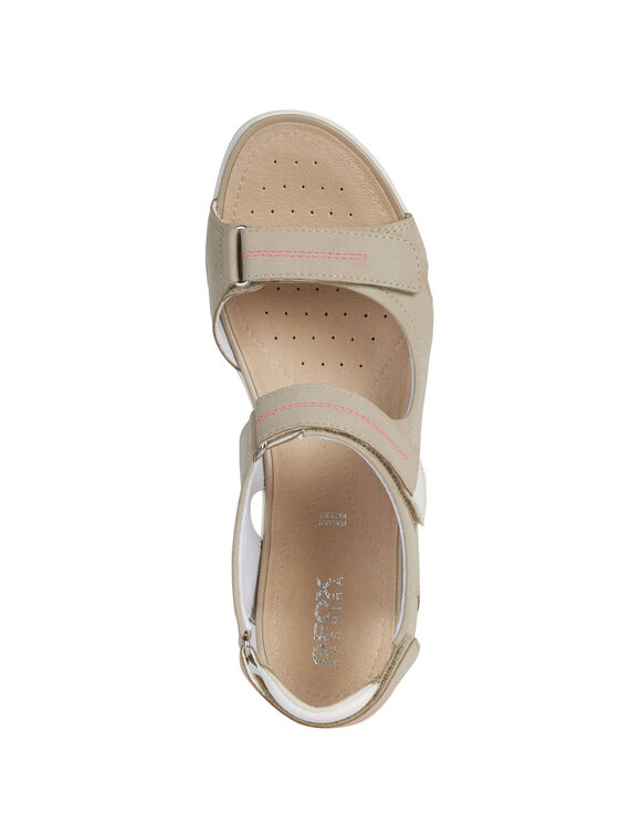 Sandalen met scratchriempjes VEGA (beige)