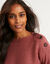 Tuniektrui met knoopsluiting en mohairtouch (terracotta)