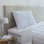 Hoofdkussen in microvezel, medium comfort (wit)