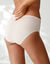 Maxislip met kant - set van 3  (zwart + nude + wit)
