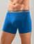 Effen, halflange shorty - set van 3 (grijs + blauw + groen)