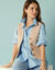 Mouwloos gilet voor Kleine Lengtes (beige)