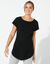 T-shirt met korte mouwen (zwart)