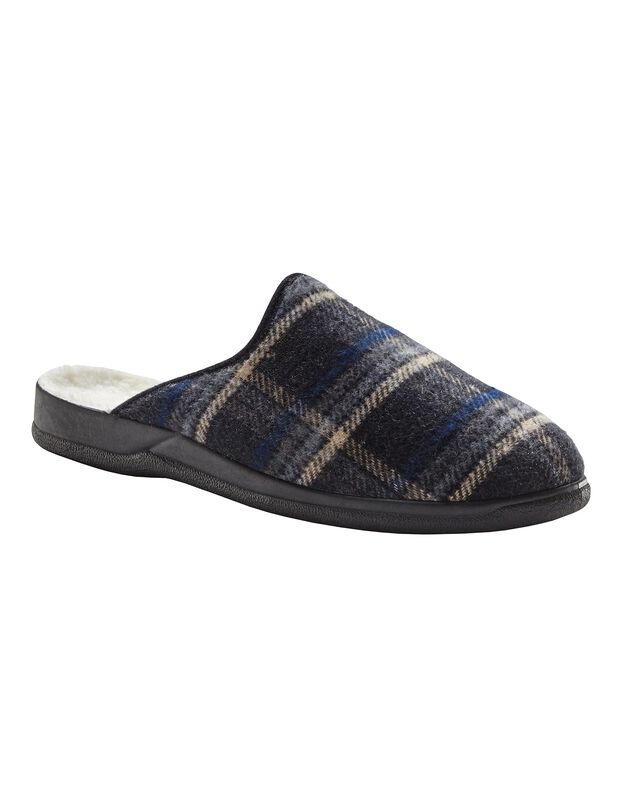 Mules homme confort - jusqu'au 47 (gris)