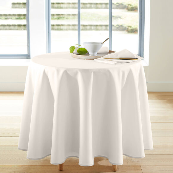 Nappe unie entretien facile (beige)
