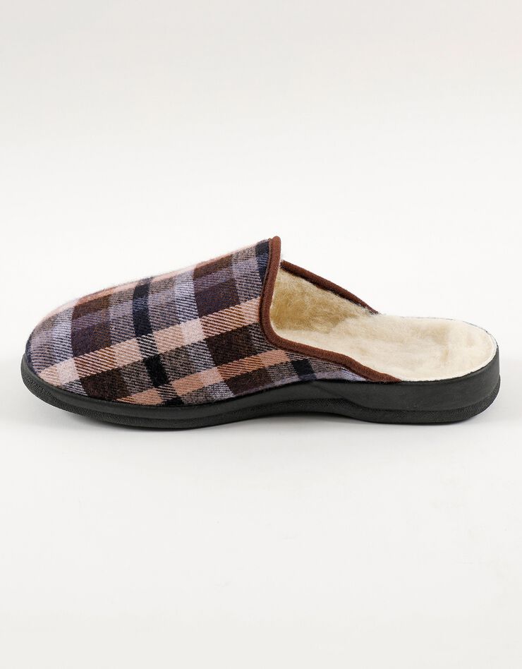 Mules homme fourrées - jusqu'au 47, marron Mules homme fourrées - jusqu'au 47, marron, hi-res image number 1