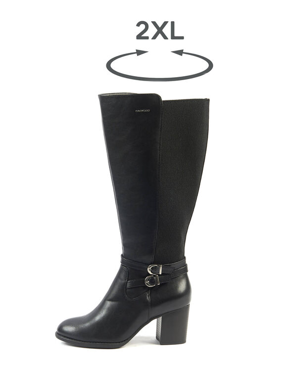 Bottes &agrave; talon MARTA 2XL (noir)