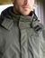 Parka imperm&eacute;able doubl&eacute;e polaire &agrave; capuche (kaki)