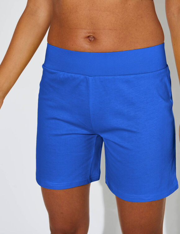 Short coton biologique** (bleu)