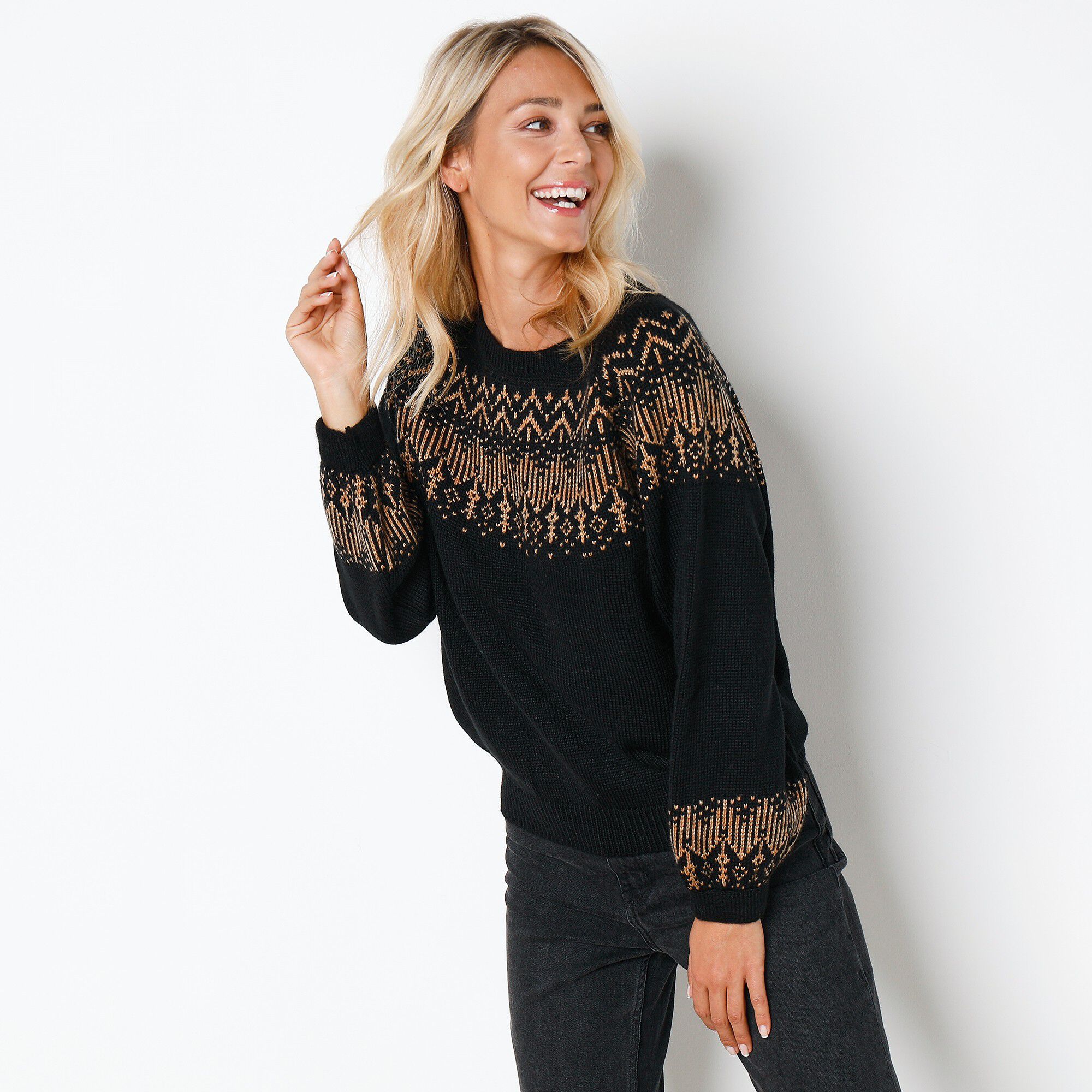 Pull blanche online porte