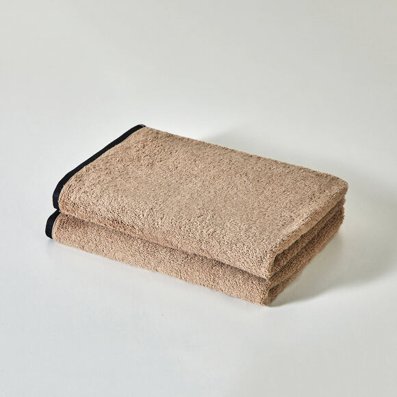 Eponge unie 540g/m2 confort luxe, collection "Intemporelle" (beige)