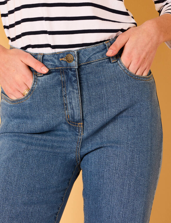 Jean droit 5 poches (bleached)