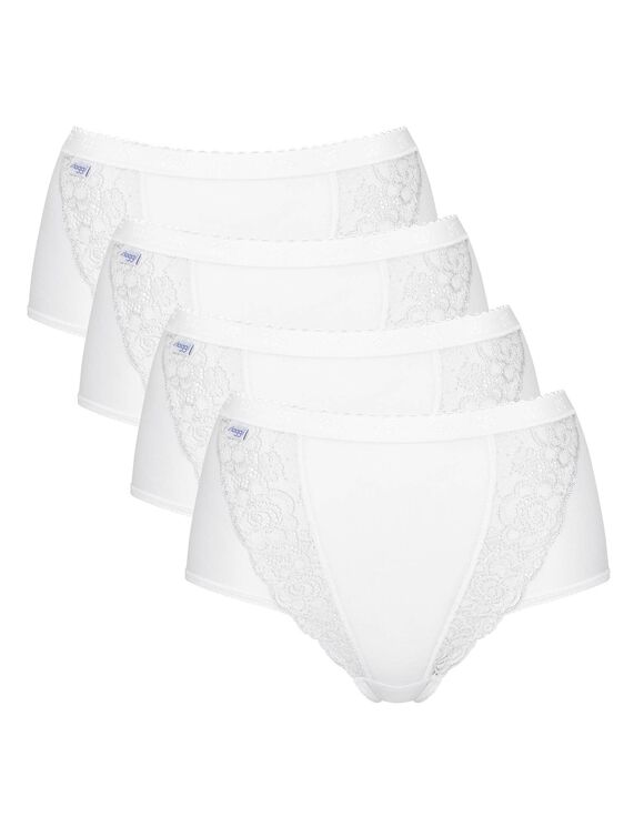 Culotte maxi Chic, lot de 3 achet&eacute;es + 1 GRATUITE (1) (blanc)