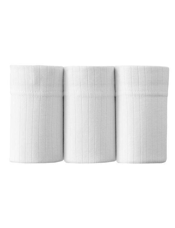 Comfortabele shorty - set van 3 (wit)