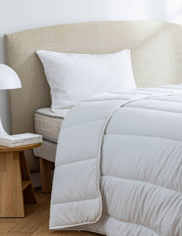 Sous-taie prot&egrave;ge-oreiller ultra absorbant (blanc)
