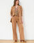 Pantalon large fluide (caramel)