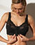 Soutien-gorge ouvert devant - sans armatures (noir)