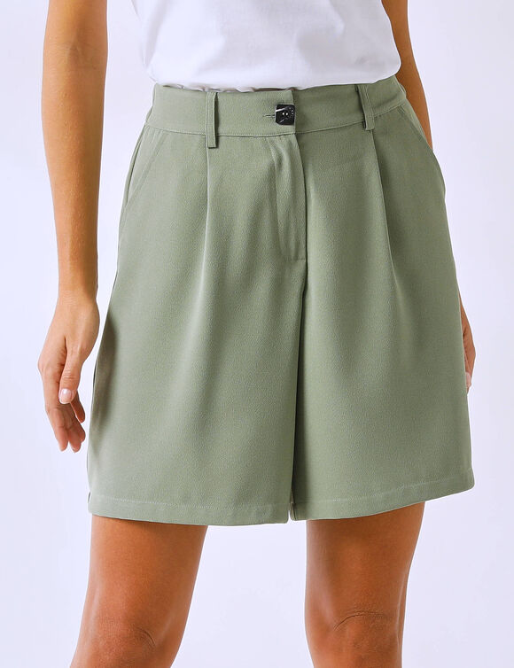 Short large fluide (kaki clair)