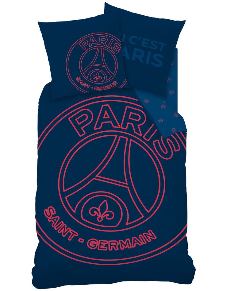 Lakenset Paris Saint Germain® - katoen (marineblauw)