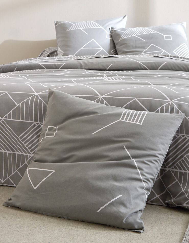 Linge de lit Hector coton (gris)