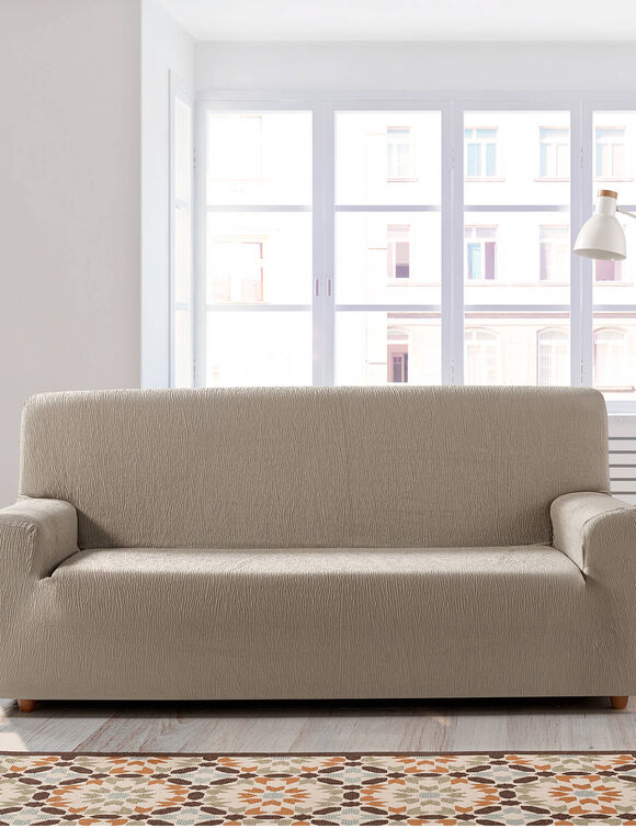 Housse fauteuil et canap&eacute; "Beta" (taupe)
