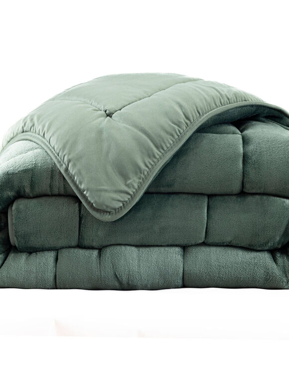 Couette synth&eacute;tique double face 600 g/m&sup2; (eucalyptus)