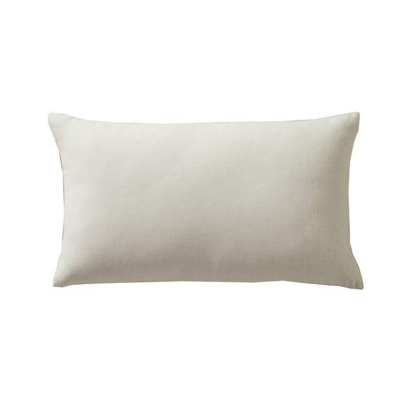 Coussin imprimé géométrique (taupe)