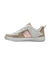 Sneakers met platformzool en veters (wit / beige)