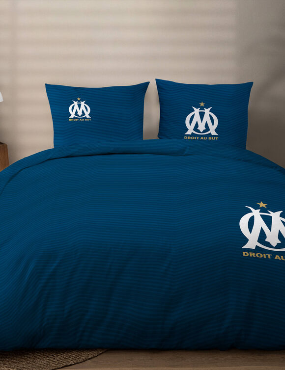Parure de lit OM® - coton (marine)